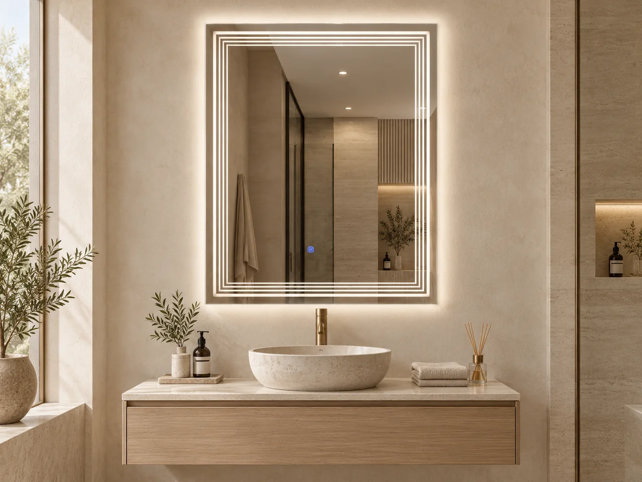LED mirror 2031 — Fine-line border