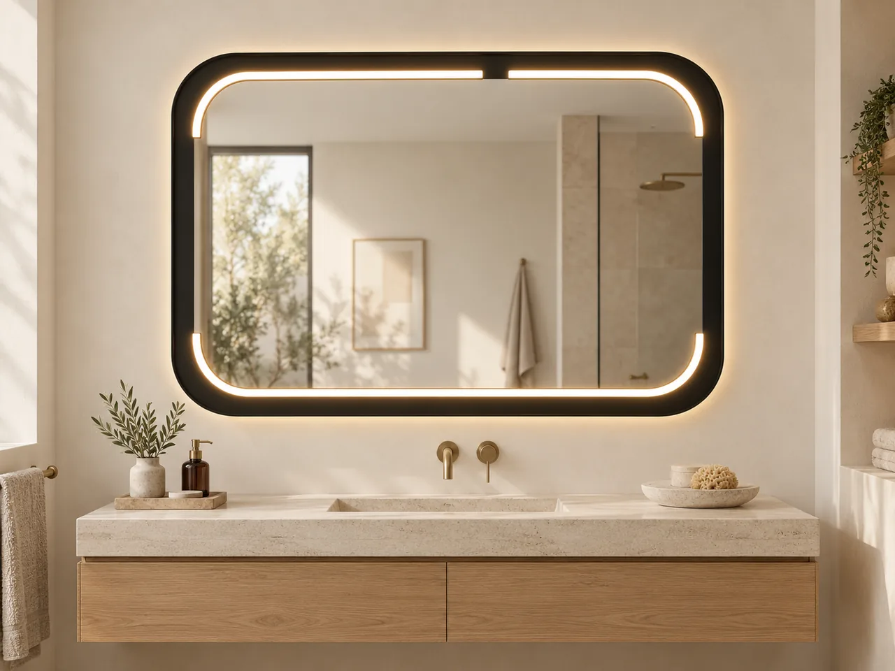 Black-frame mirror · 1023